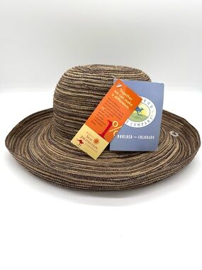 Wallaroo Hat Company Sydney sun hat Brown NWT